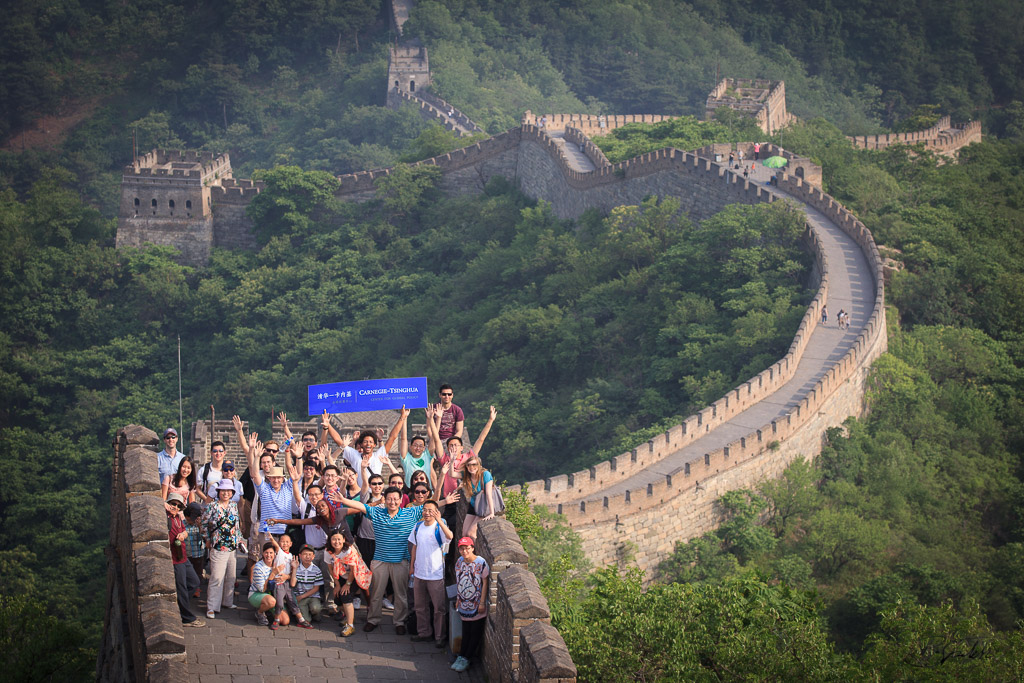 Carnegie-Tsinghua Center for Global Policy end of the year retreat to the Mutianyu Great Wall with all the interns and scholars. Mutianyu, China, June 2, 2012. Photo Piotr Spalek