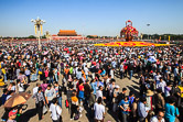 People on Tiananmen during the National Day of the People's Republic of China. Beijng 01.10.12