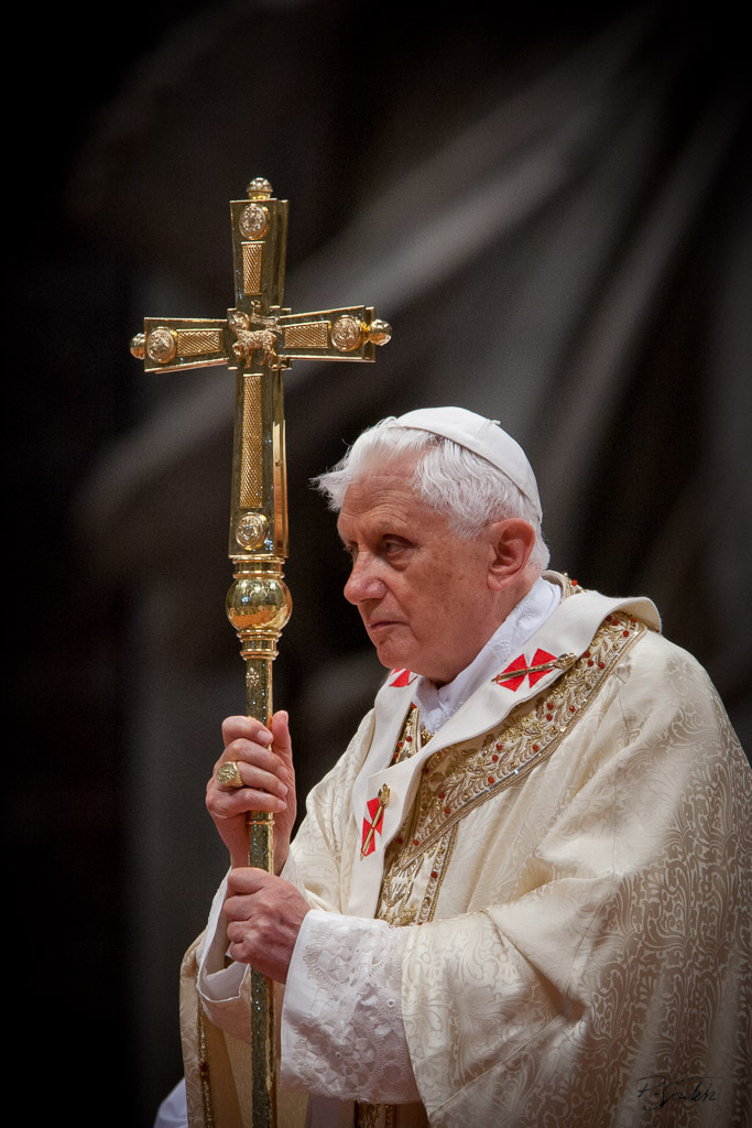 Pope Benedict XVI celebrates a priest ordination mass in St. Peter's Basilica at the Vatican, June 20, 2010.